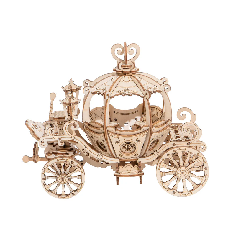 Pumpkin Carriage 3D Wooden Puzzle TG302